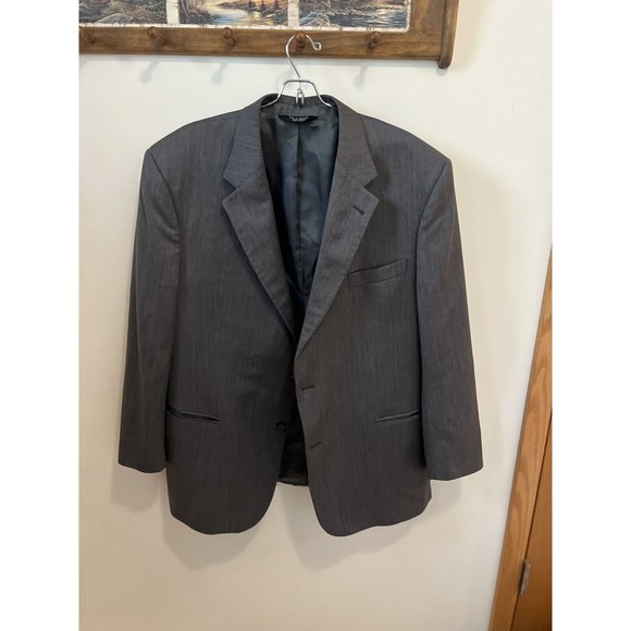 Jos. A. Bank Mens Gray Pleated 2pc Suit 46R Jacket 41 Pant - Picture 6 of 7